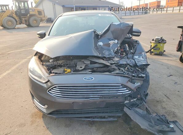 1FADP3N25HL264856 2017 FORD FOCUS Charcoal Front view