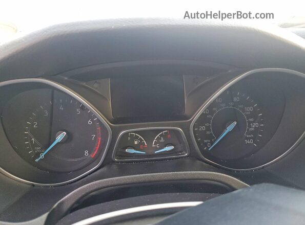 1FADP3N25HL264856 2017 FORD FOCUS Charcoal Instrument cluster view