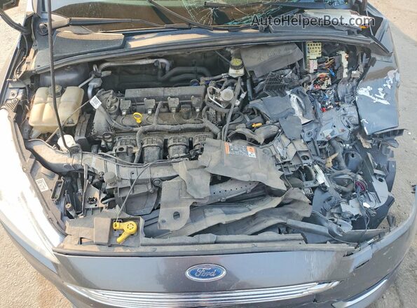 1FADP3N25HL264856 2017 FORD FOCUS Charcoal Rear interior view