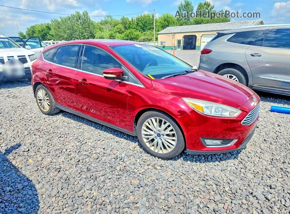 1FADP3N26GL329888 2016 FORD FOCUS Burgundy Przód prawy