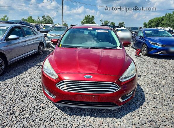 1FADP3N26GL329888 2016 FORD FOCUS Burgundy Widok z przodu