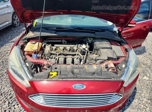 1FADP3N26GL329888 2016 FORD FOCUS Burgundy Widok wnętrza z tyłu