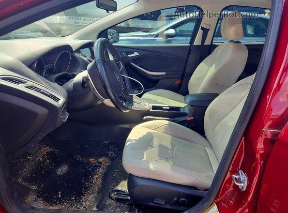 1FADP3N26GL329888 2016 FORD FOCUS Burgundy Widok wnętrza z przodu