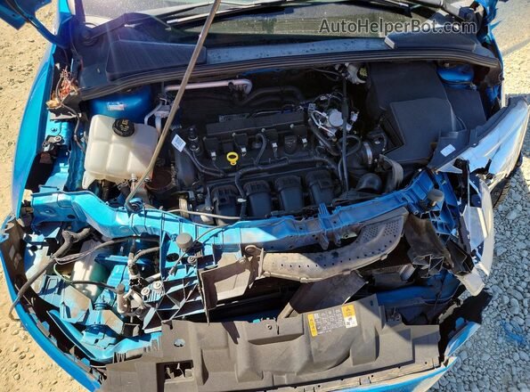 1FADP3N26GL387824 2016 FORD FOCUS Blue Вид задньої частини салону
