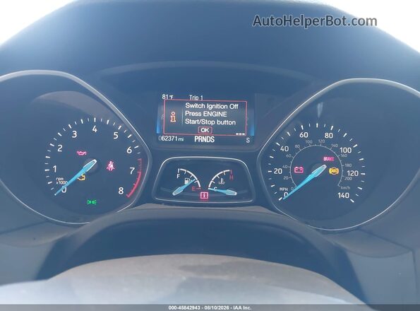 1FADP3N26JL314105 2018 FORD FOCUS Silver უკანა სავარძლების ხედი