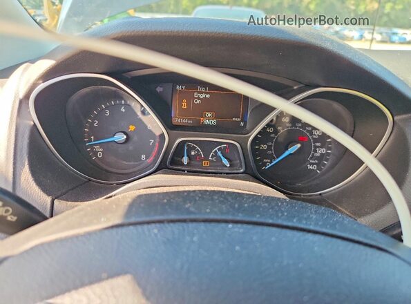 1FADP3N27JL320611 2018 FORD FOCUS Black Vista del cuadro de instrumentos