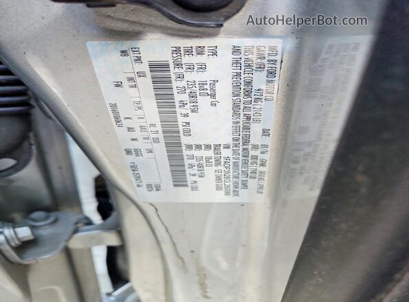 1FADP3N28GL260069 2016 FORD FOCUS Silver VIN კოდის სტიკერის ხედი