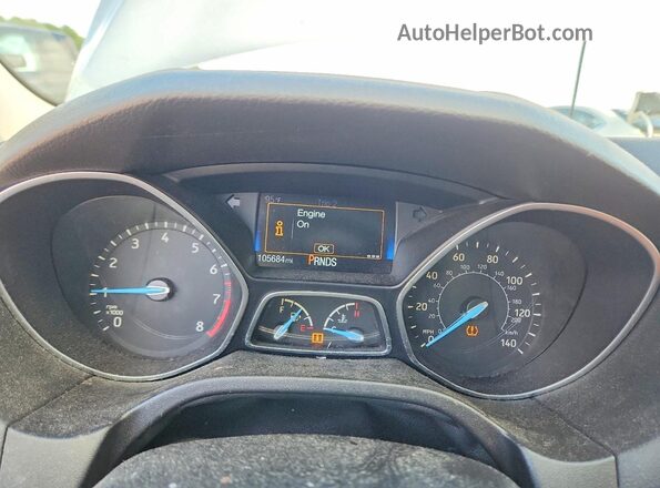 1FADP3N28GL260069 2016 FORD FOCUS Silver ხელსაწყოთა პანელის ხედი