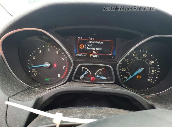 1FADP3N28GL279429 2016 FORD FOCUS Черный Вид щитка приборов
