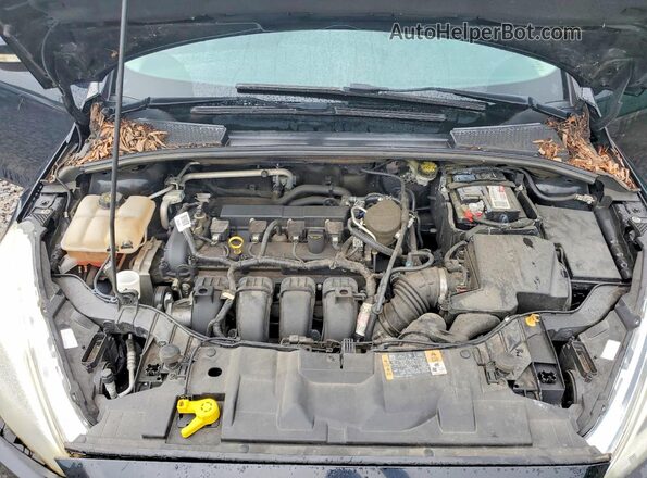 1FADP3N28GL279429 2016 FORD FOCUS Черный Вид задней части салона