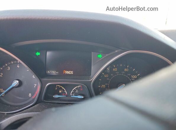 1FADP3N29HL287198 2017 FORD FOCUS Silver Vista del cuadro de instrumentos