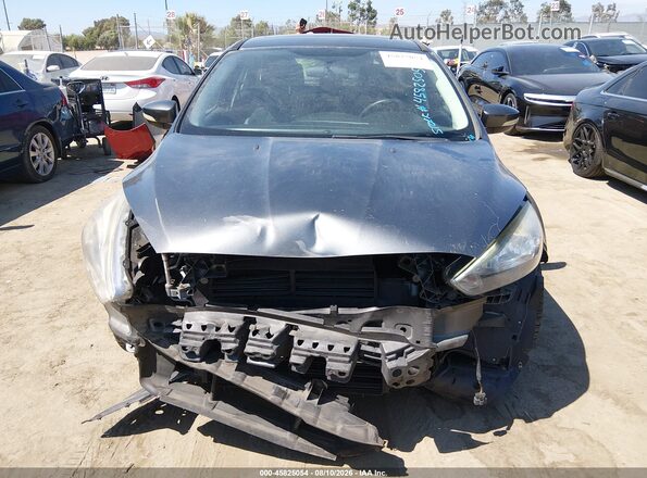 1FADP3N29JL303986 2018 FORD FOCUS Gray Widok wnętrza z tyłu