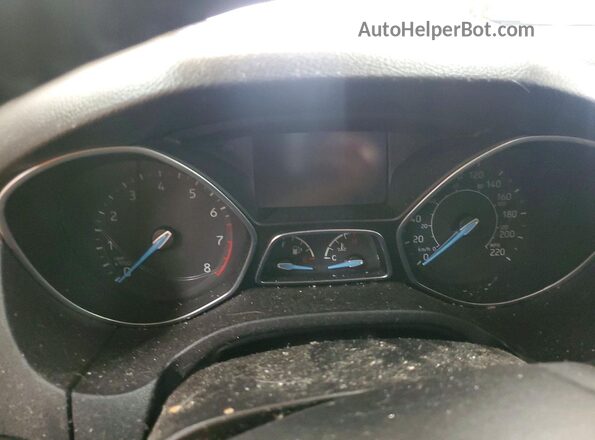 1FADP3N2XHL233800 2017 FORD FOCUS Черный Вид щитка приборов