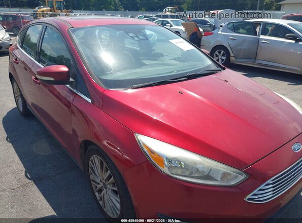 1FADP3N2XHL267073 2017 FORD FOCUS Red წინა ხედი