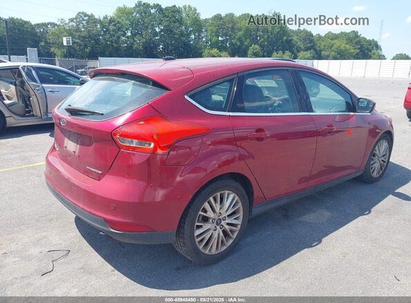 1FADP3N2XHL267073 2017 FORD FOCUS Red უკანა მარჯვენა