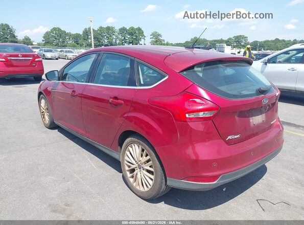 1FADP3N2XHL267073 2017 FORD FOCUS Red უკანა მარცხენა