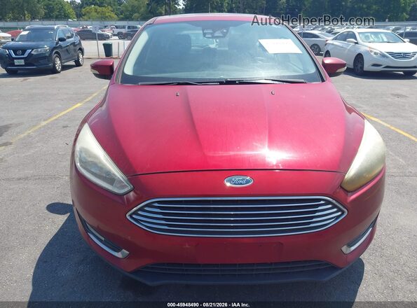 1FADP3N2XHL267073 2017 FORD FOCUS Red ხელსაწყოთა პანელის ხედი