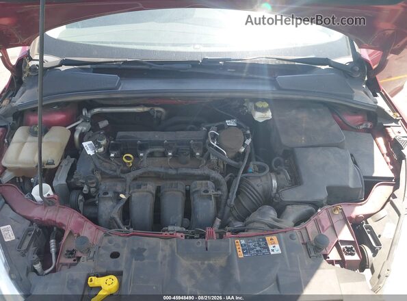 1FADP3N2XHL267073 2017 FORD FOCUS Red უკანა ხედი