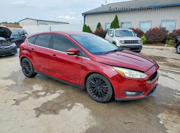 1FADP3N2XHL280129 2017 FORD FOCUS Red Front right