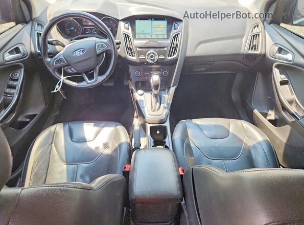 1FADP3N2XHL287887 2017 FORD FOCUS Black Widok deski rozdzielczej