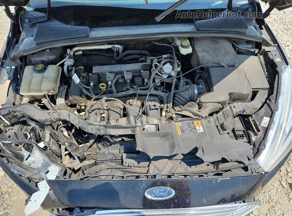 1FADP3N2XHL287887 2017 FORD FOCUS Black Widok wnętrza z tyłu