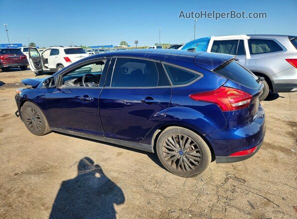1FADP3N2XHL317924 2017 FORD FOCUS Синий Задняя левая четверть