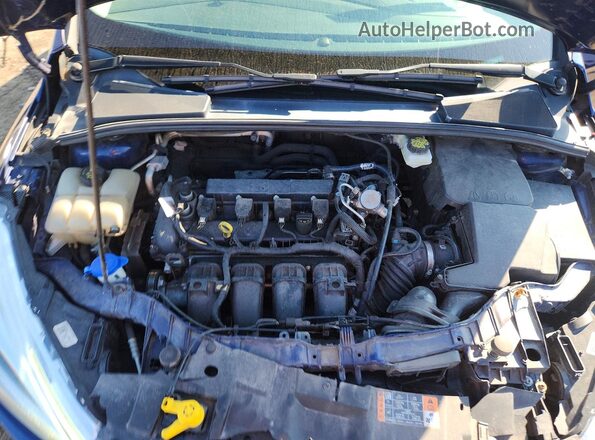 1FADP3N2XHL317924 2017 FORD FOCUS Синий Вид задней части салона