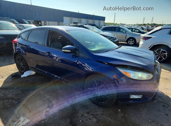 1FADP3N2XHL317924 2017 FORD FOCUS Синий Передняя правая четверть