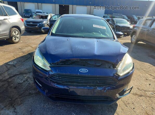 1FADP3N2XHL317924 2017 FORD FOCUS Синий Вид спереди