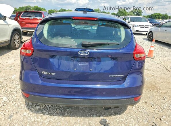 1FADP3N2XHL330270 2017 FORD FOCUS Blue Rear view