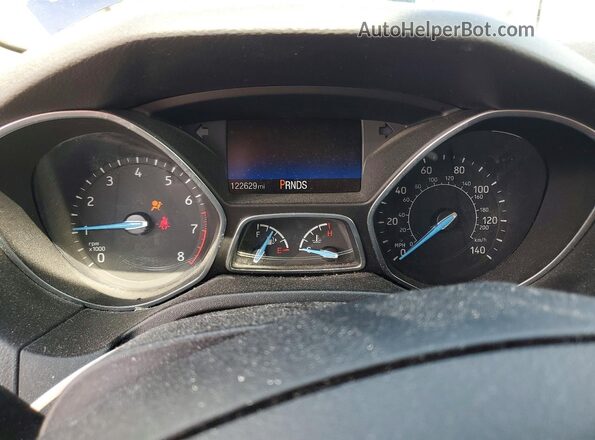 1FADP3N2XHL330270 2017 FORD FOCUS Blue Instrument cluster view