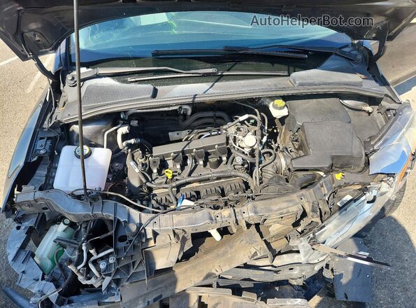 1FADP3N2XJL249744 2018 FORD FOCUS Charcoal Rear interior view