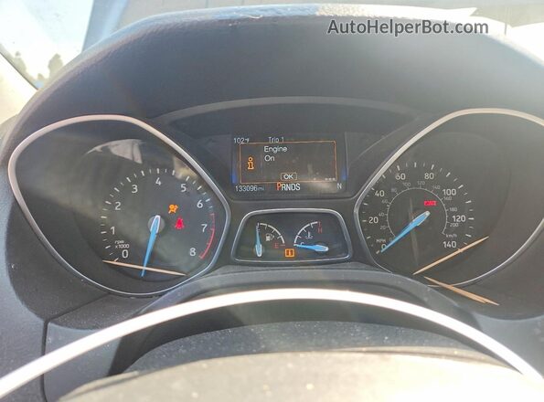 1FADP3N2XJL249744 2018 FORD FOCUS Charcoal Instrument cluster view
