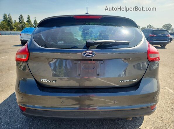 1FADP3N2XJL249744 2018 FORD FOCUS Charcoal Rear view