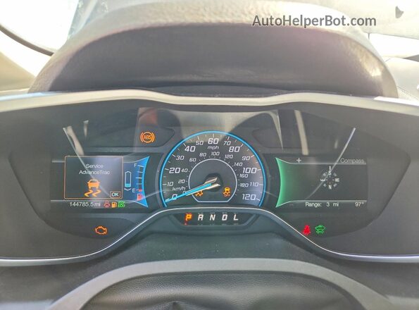 1FADP5AU0GL102683 2016 FORD C-MAX Gray ხელსაწყოთა პანელის ხედი