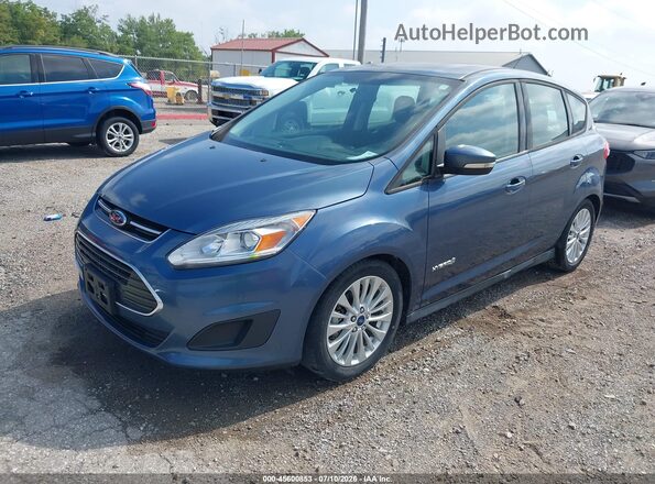 1FADP5AU0JL102058 2018 FORD C-MAX HYBRID Blue წინა მარცხენა ხედი სამი მეოთხედიდან