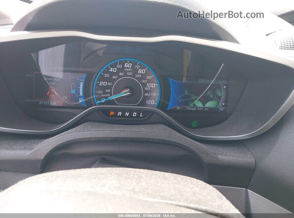 1FADP5AU0JL102058 2018 FORD C-MAX HYBRID Blue უკანა სავარძლების ხედი