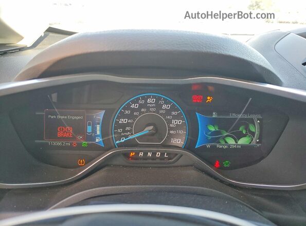 1FADP5AU1GL117273 2016 FORD C-MAX White Вид щитка приладів