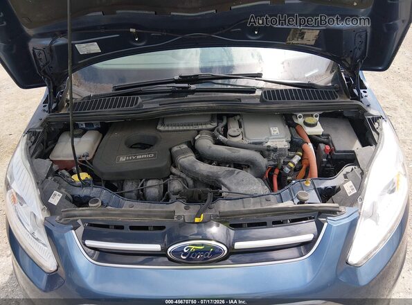 1FADP5AU3JL102054 2018 FORD C-MAX HYBRID Blue უკანა ხედი