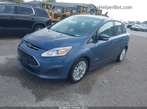 1FADP5AU3JL102054 2018 FORD C-MAX HYBRID Blue წინა მარცხენა ხედი სამი მეოთხედიდან