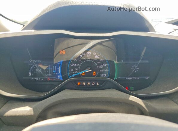 1FADP5AU4GL108681 2016 FORD C-MAX Gray Widok zestawu wskaźników