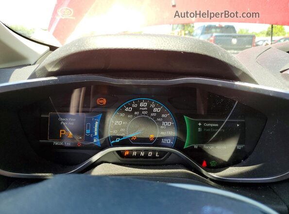 1FADP5AU4GL109152 2016 FORD C-MAX Red Սարքավորումների վահանակի տեսք