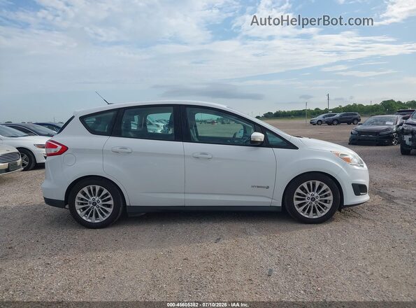 1FADP5AU4HL115471 2017 FORD C-MAX HYBRID White Widok wnętrza z tyłu