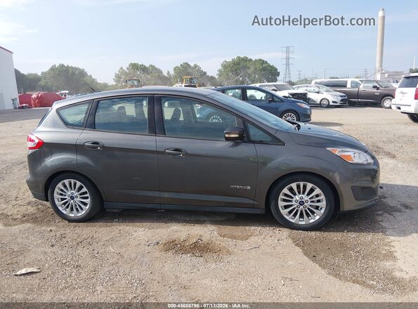1FADP5AU4JL102063 2018 FORD C-MAX HYBRID Gray Vista interior trasera