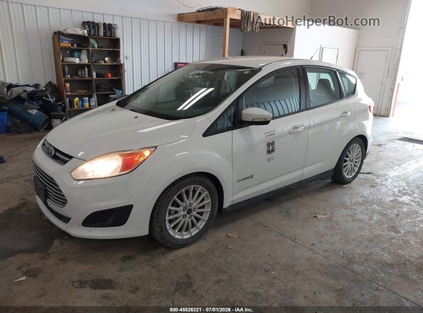 1FADP5AU8GL115729 2016 FORD C-MAX HYBRID Белый Передняя левая четверть
