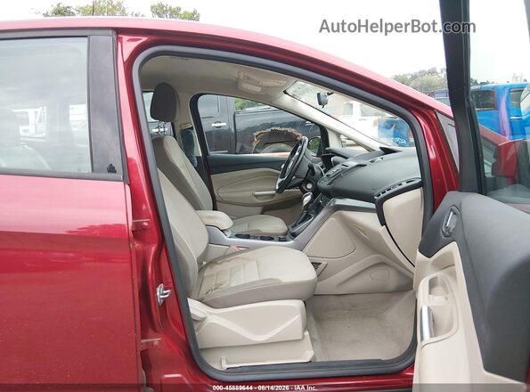 1FADP5AUXGL106479 2016 FORD C-MAX HYBRID Красный Вид салона спереди