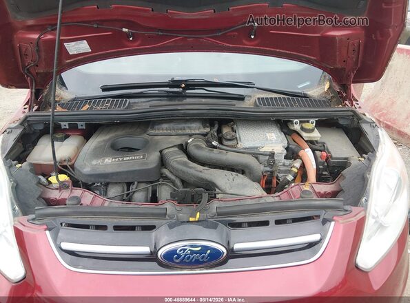 1FADP5AUXGL106479 2016 FORD C-MAX HYBRID Красный Вид сзади