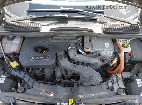 1FADP5AUXHL111702 2017 FORD C-MAX HYBRID Black Հետևի տեսք