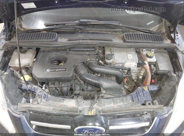 1FADP5BU2GL113568 2016 FORD C-MAX HYBRID Blue უკანა ხედი