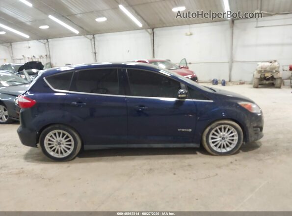 1FADP5BU2GL113568 2016 FORD C-MAX HYBRID Blue უკანა სალონის ხედი